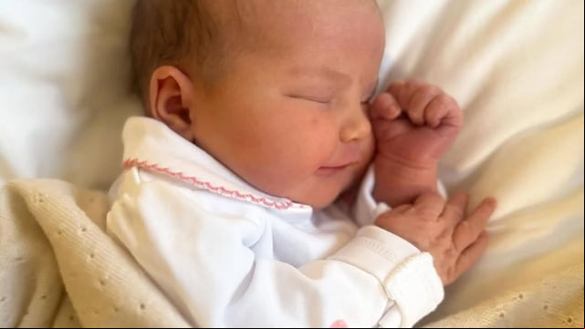 Primera imagen de la princesa Ines de Suecia