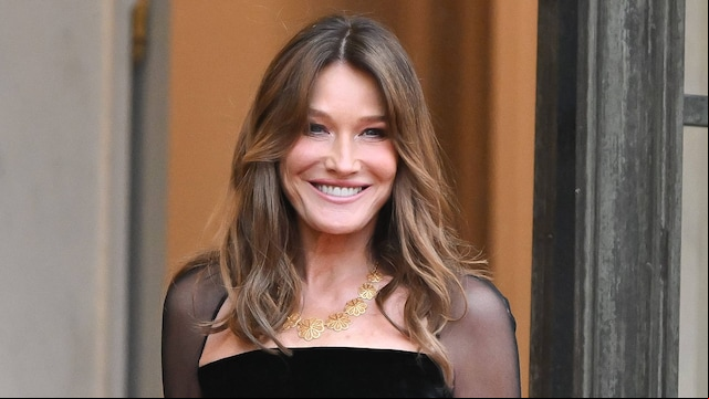 Carla Bruni cena de Estado en el Eliseo