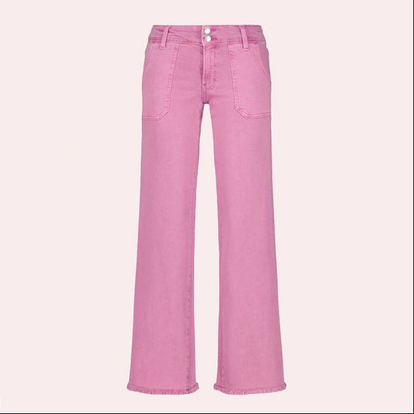 Pantalón de mujer liso wide leg carpenter