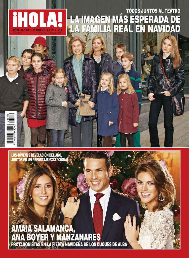 La Familia Real en Navidad