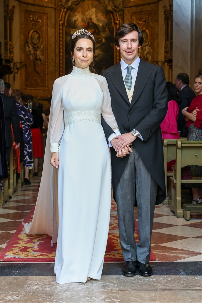 Teresa Revuelta Guerrero y Miguel Fierro Corsini en su boda