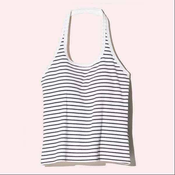Camiseta con sujetador cuello halter