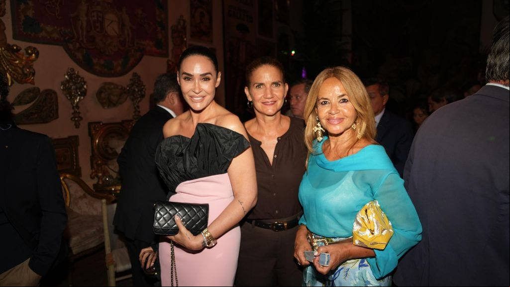 Vicky Martín Berrocal, Samantha Vallejo-Nágera y Begoña García Vaquero, mujer del empresario Pedro Trapote