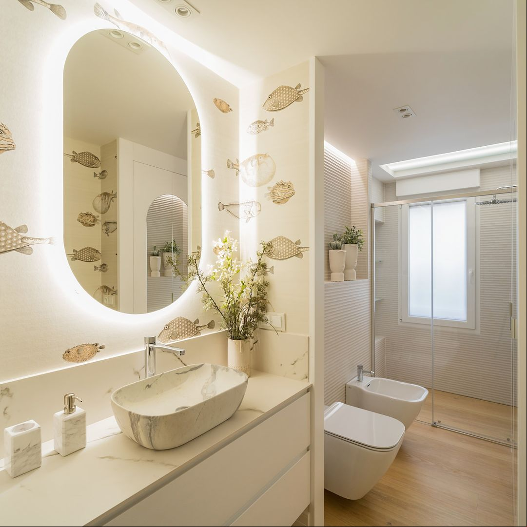 Papel pintado en el baño: 12 ideas geniales e innovadoras para sumarte a una tendencia que está arrasando