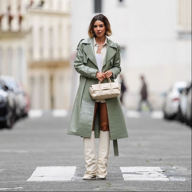Gabardina estilo