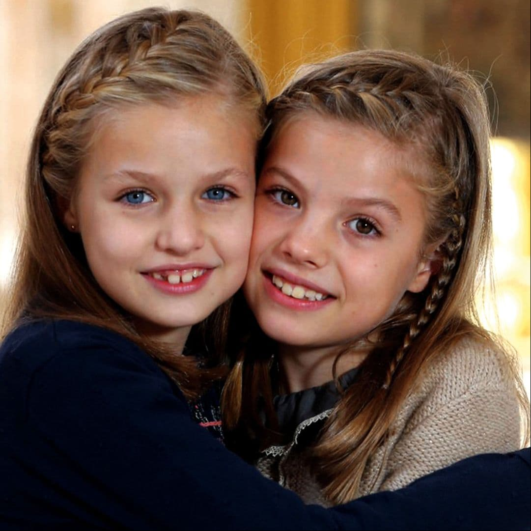 Una felicitación de Navidad de la princesa Leonor y la infanta Sofía